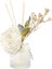200 ml Buzlu Cam Şişe Beyaz Gül Dekorlu White Jasmine Oda Kokusu 1