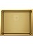 - Flexlınea Rs15 50.40 Brass M-Fx - Ankastre Tezgaha Sıfır Tezgahaltı Eviye - Pirinç - 50 Cm - 115000023 1