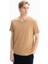 Erkek Örme Regular Fit Süprem Penye V Yaka Tişört Y27344471001 3