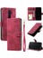 Oppo Aakickstand Bilek Kayışı Manyetik Pu Deri Cüzdan Için Flip Case (Yurt Dışından) 4