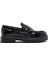 Kadın Siyah Rugan Deri Makosen Loafer 24WFD183916 1