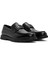 Erkek Siyah Tokalı Deri Casual Loafer 24WFD690918 3