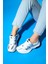 Buren Beyaz-Gri Kadın Kalın Taban Spor Sneakers 6