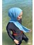 Shawl Kadın Bebe Mavisi Sandy Kumaş Hazır Şal 4