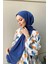 Shawl Kadın Indigo Sandy Kumaş Hazır Şal 1