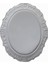 Gül Çiçek Yaprak Dekorlu 40CM Oval Tepsi Silikon Kalıp K-548 3
