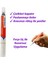 Araç Oto Rötuş Kalemi 5 ml Kaporta Tampon Çizik Giderici Fırça Metalik Beyaz Renk Boya Kalemi 3