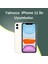 iPhone 11 Uyumlu Gümüş Kristal Taşlı Yıldızlı Püsküllü Şeffaf Kılıf 2