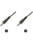 Stereo Ses Kablosu, 3.5 mm erkek - 3,5 mm erkek, 2.50 metre, CCS, 2x0.10/10 zırhlı, siyah renk 1