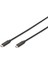 USB Tip C (USB 3.1) Bağlantı Kablosu, Tip C Erkek Tip C Erkek, 1 metre, Gen2, 5A, 10GB, CE, siyah renk USB Type-C Connection Cable, Type C to C M/M, 1.0m, Gen2, 5A, 10GB, 3.1 Version, CE, Black 1