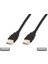 USB 2.0 Bağlantı Kablosu, USB A Erkek - USB A Erkek, 1.8 metre, AWG 30, USB 2.0 uyumlu, UL, siyah renk 1