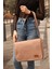 Vizon K8 Düz Postacı Model 3 Bölmeli Askılı Günlük Unisex Kol ve Omuz Çantası U:28 E:35 G:7 3