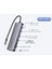 7'in 1'i M.2 Ssd Fonksiyonlu Hub Çoklayıcı Switch Süper Hızlı 10Gbps Type-C Pd 100W Type-C Usb3.2 Gen2 Usb 2.0 Sd Kart TF Kart CE/FC/ROHS Lisanslı 4