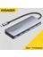 7'in 1'i M.2 Ssd Fonksiyonlu Hub Çoklayıcı Switch Süper Hızlı 10Gbps Type-C Pd 100W Type-C Usb3.2 Gen2 Usb 2.0 Sd Kart TF Kart CE/FC/ROHS Lisanslı 7