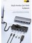 7'in 1'i M.2 Ssd Fonksiyonlu Hub Çoklayıcı Switch Süper Hızlı 10Gbps Type-C Pd 100W Type-C Usb3.2 Gen2 Usb 2.0 Sd Kart TF Kart CE/FC/ROHS Lisanslı 2