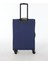 Lacivert Unisex 41X67X26 cm Orta Boy Çekçekli Kumaş Valiz 028 Orta 3
