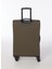 Haki Unisex 41X67X26 cm Orta Boy Çekçekli Kumaş VALIZ28 3