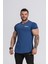 Erkek T-Shirt | Tişört | Erkek Spor T-Shirt | Workout | Indigo | 1