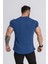 Erkek T-Shirt | Tişört | Erkek Spor T-Shirt | Workout | Indigo | 3