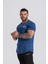 Erkek T-Shirt | Tişört | Erkek Spor T-Shirt | Workout | Indigo | 4