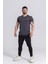 Erkek Spor T-Shirt | Füme | Workout Tanktop | 2