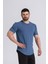 Erkek Spor T-Shirt | T-Shirt | Workout Tanktop | Indigo | Never Give Up | 2