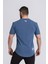 Erkek Spor T-Shirt | T-Shirt | Workout Tanktop | Indigo | Never Give Up | 5