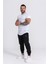 Pro Air Erkek Spor T-Shirt | Workout Tanktop | Never Give Up | Beyaz | Pro Serisi | 4