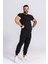 Pro Air Erkek Spor T-Shirt | Workout Tanktop | Never Give Up | Siyah | Pro Serisi | 4