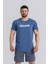 Erkek Spor T-Shirt | İndigo | Workout T-Shirt | 1