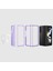 Samsung Galaxy Z Fold 6 ile Uyumlu Kılıf Magsafe Şarj Özellikli Parlayan Simli Saydam Renkli Kapak 3