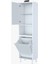 50 x 163,4 x 32,5 cm Çok Amaçlı 2 Kapaklı 3 Bölmeli Banyo Dolabı Mutfak Dolabı 5