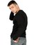 Luken Erkek O Yaka Sweatshirt Siyah 4