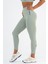 Dikişsiz Spor Tayt | Mint | Seamles Leggings | İnce Fitilli | 1