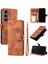 Samsung Galaxy Galaxy 5g Kickstand Manyetik Cüzdan Kart Yuvaları Için Flip Case (Yurt Dışından) 1