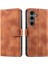 Samsung Galaxy S24 Artı Pu Deri Kickstand Cüzdan Kartı Için Flip Case (Yurt Dışından) 4