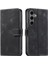 Samsung Galaxy S24 Için Flip Case Pu Deri Manyetik Kickstand Bilek Kayışı (Yurt Dışından) 4