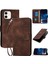 Ayrılabilir El Kayışı Kabartmalı Kelebek ile IPhone 12 Mini Için Flip Case (Yurt Dışından) 1