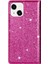 IPhone 15 Için Glitter Flip Case Artı Kart Tutucu Flip Case Cüzdan Pu (Yurt Dışından) 5