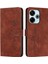 Poco M6 4g Kickstand Yan Toka Pu Deri Aşk Için Flip Case (Yurt Dışından) 4