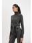 Regular Fit Yumuşak Dokulu Balıkçı Yaka Basic Düz Triko Kazak H1651AZ24WN 3