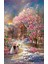 Pembe Kış Çiçekleri Pixart Sanat 38 x 51 cm 1