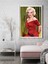 Kirmizi Elbiseli Marilyn Monroe 40 x 60 Elmas Mozaik Tablo 2