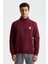 Erkek Basic Regular Fit Kanguru Cepli 3 İplik Şardonlu Dik Yaka Yarım Fermuarlı Sweatshirt K28404626701 1