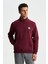 Erkek Basic Regular Fit Kanguru Cepli 3 İplik Şardonlu Dik Yaka Yarım Fermuarlı Sweatshirt K28404626701 3