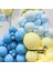 Balon Seti Açık Mavi-Makaron Mavi-Makaron Sarı 60 Lı Balon Zinciri Seti 4