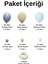 Balon Seti Fırtına Mavi-Deniz Kumu-Makaron Mavi 60 Lı Balon Zinciri Seti 2