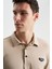 Erkek Slim Fit Çıt Çıt Düğmeli Polo Yaka İnterlok Sweatshirt K28564988101 2