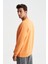 Erkek Regular Fit 3 İplik Şardonlu Pamuklu Bisiklet Yaka Sweatshirt K28124602501 4