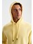Şık Erkek Regular Fit Basic 3 İplik Şardonlu Kanguru Cepli Kapüşonlu Sweatshirt K28254627501 2